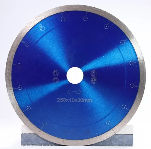Blue cutting disc with metal edge Blue cutting disc with metal edge
