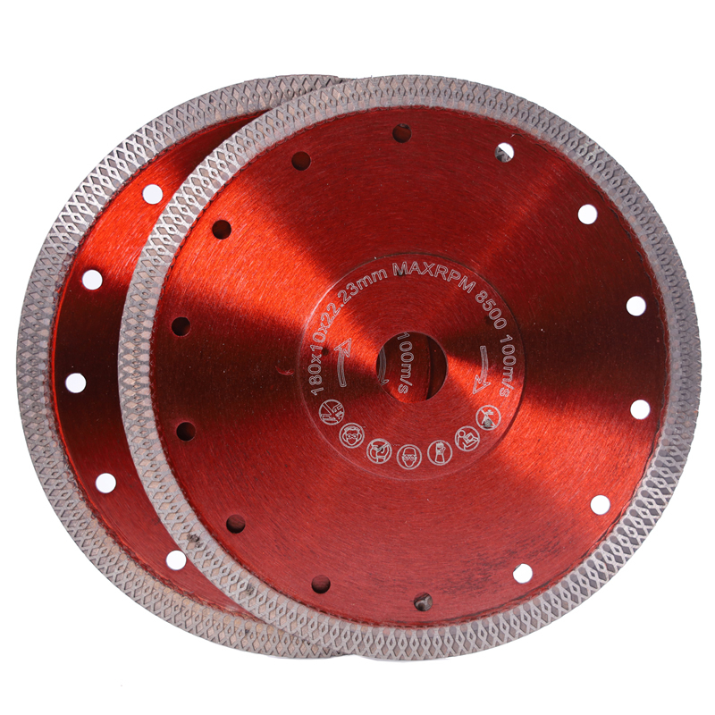 180mm X Turbo Diamond Saw Blade for Porcelain Tile