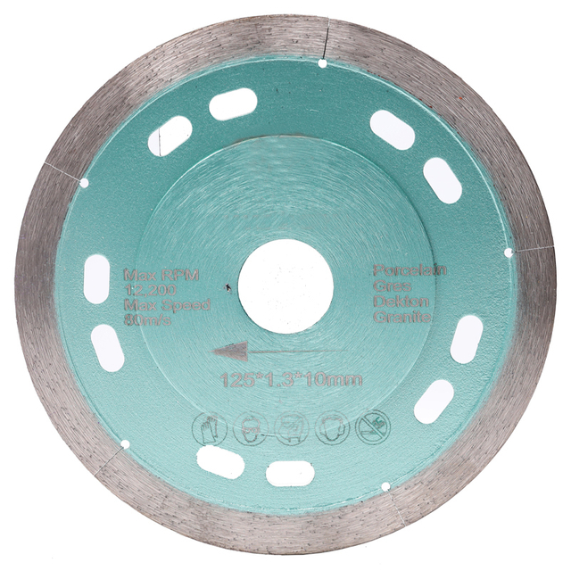 Continuous rim Wet Cutting Diamond Saw Blade for Porcelain 