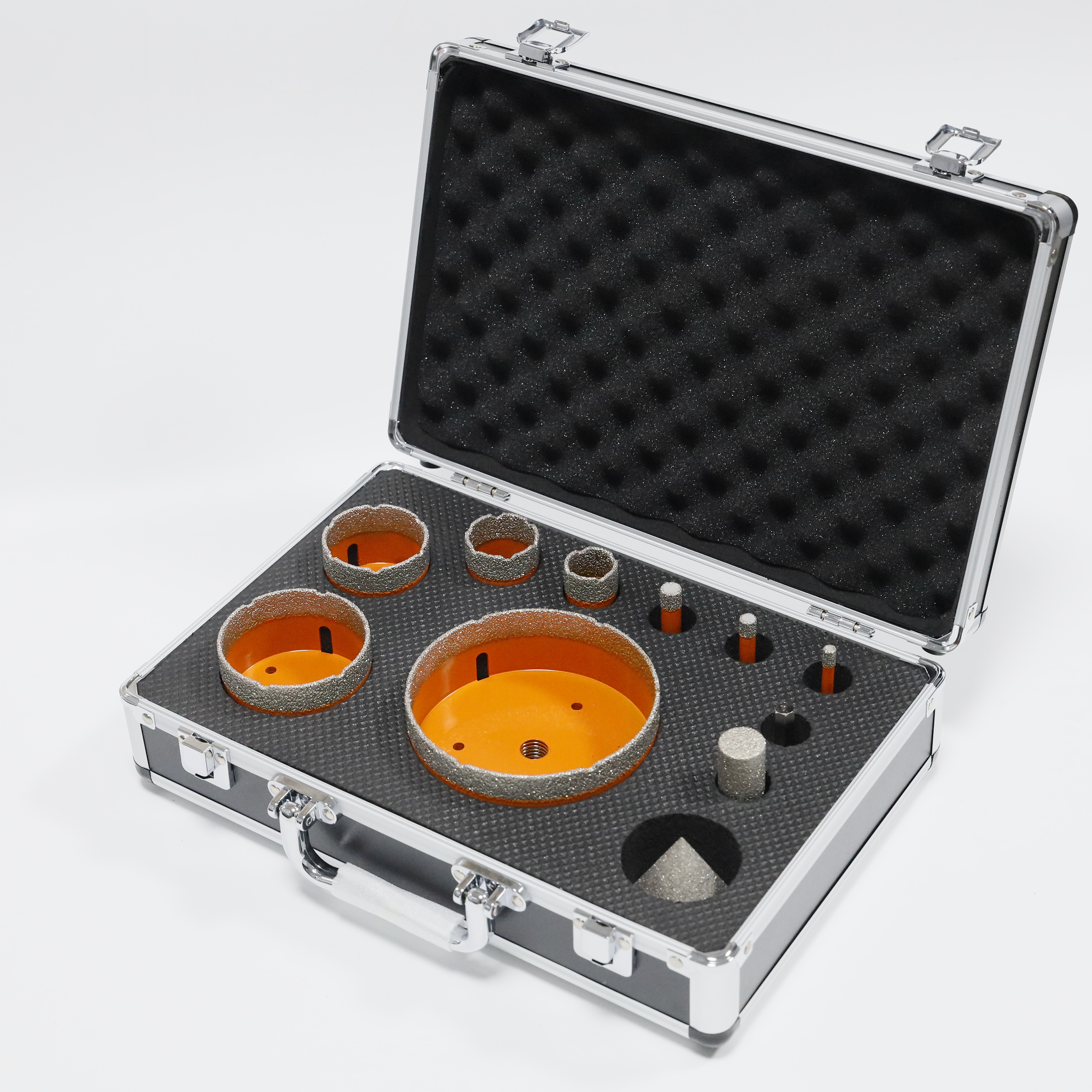 Vacuum Brazed Drill Bit&Cone Bit Set