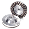 Double Row Turbo Granite Diamond Cup Wheel with Aluminum Body