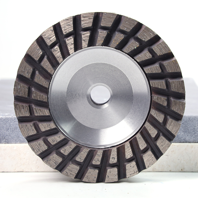 Aluminum Body Turbo Diamond Cup Wheel for Granite