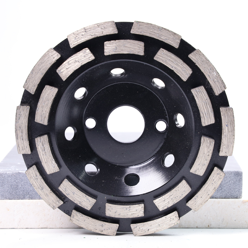 Cold Pressed Double Row Diamond Cup Wheel for Concrete