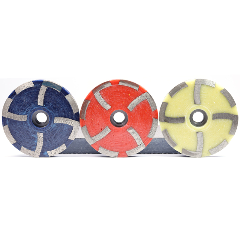 L segment Resin filled Diamond Cup Wheel for Granite Marble