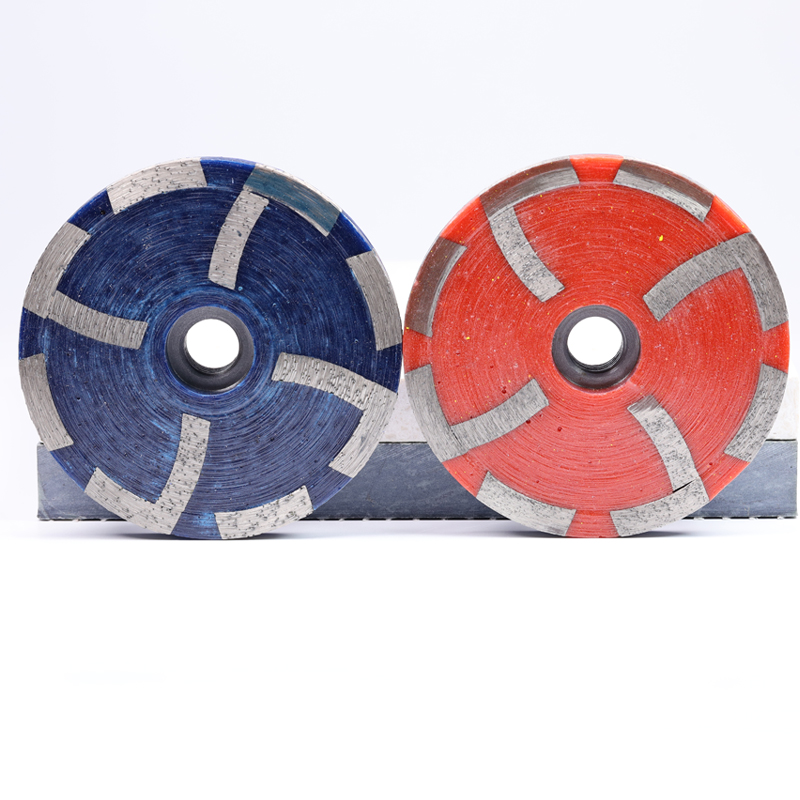 L segment Resin filled Diamond Cup Wheel for Granite Marble