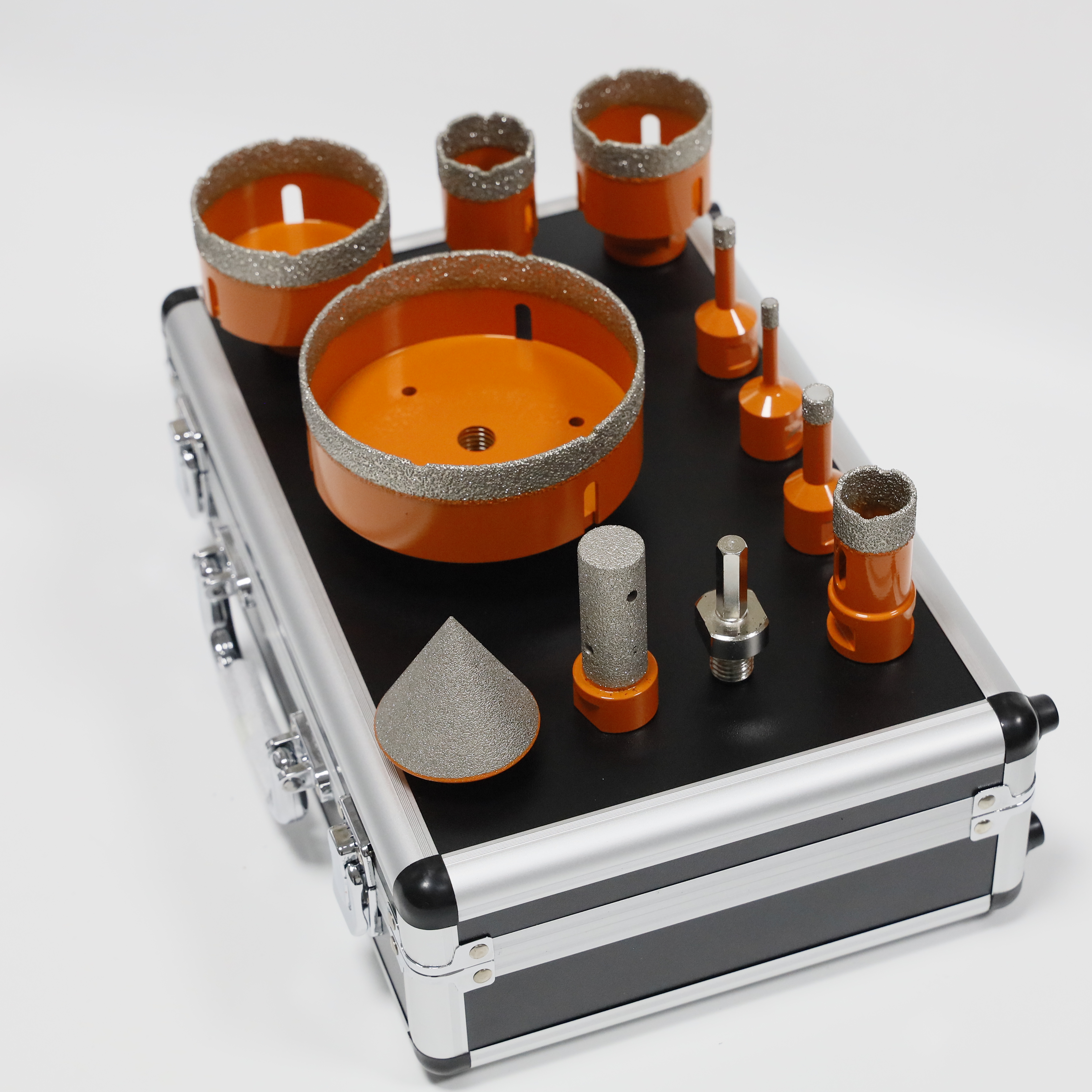 Vacuum Brazed Drill Bit&Cone Bit Set