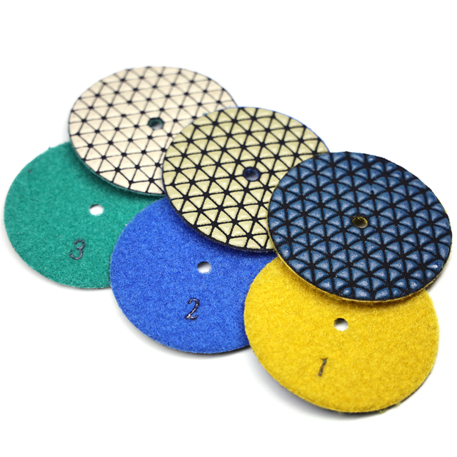 3-step Dry Polishing Pads