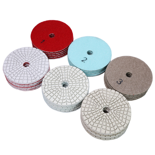 3-step Wet Polishing Pad for Granite Marble 