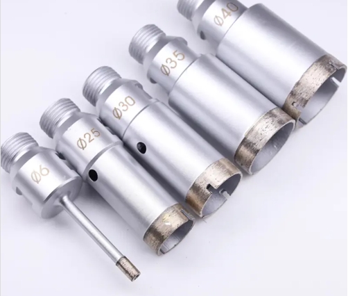 Silver - colored drill bit tools