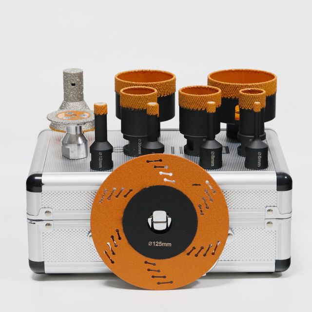 Advanced Vacuum Brazed Technology Diamond Drill Bits, Matrix Design