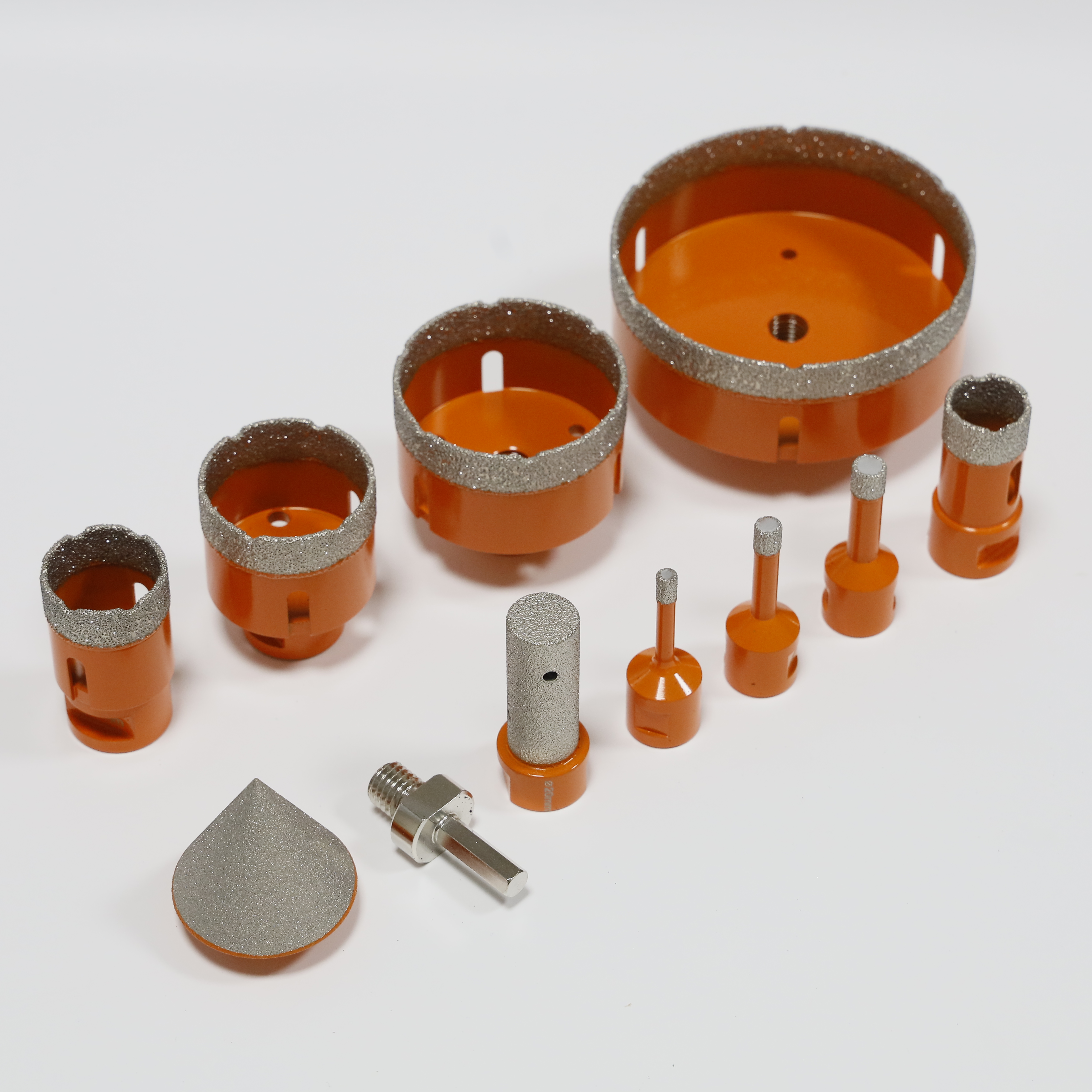 Vacuum Brazed Drill Bit&Cone Bit Set