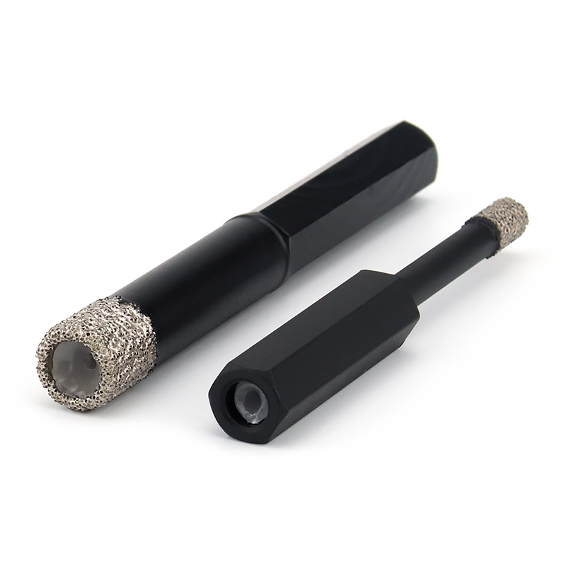 Popular Ceramic Hex Vacuum Brazed Drill Bit with Wax 