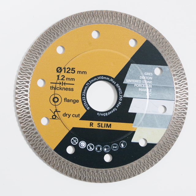 R type Porcelain Saw Blade Dekton Diamond Cutting Blade Granite Fast cutting Circular Blade
