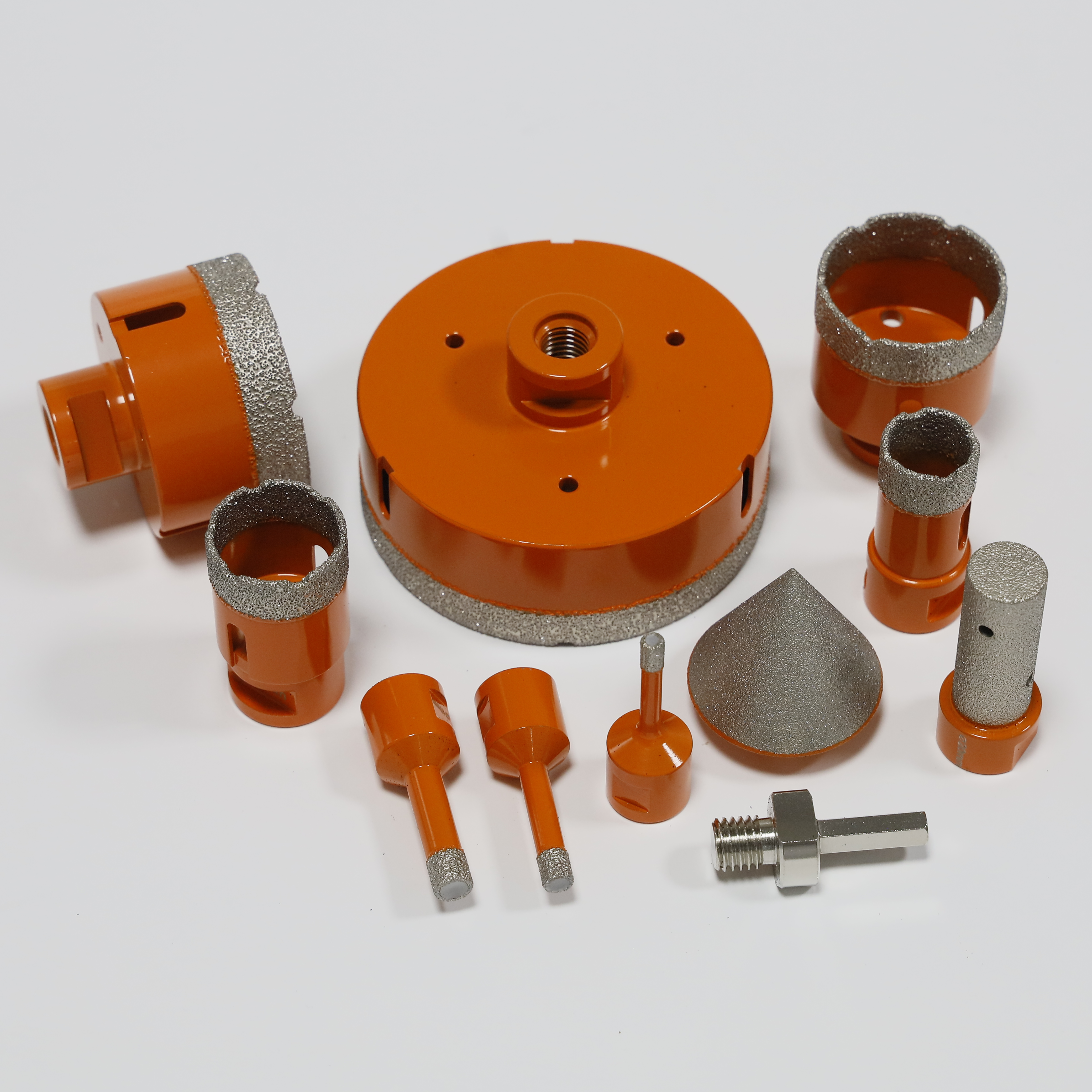 Vacuum Brazed Drill Bit&Cone Bit Set