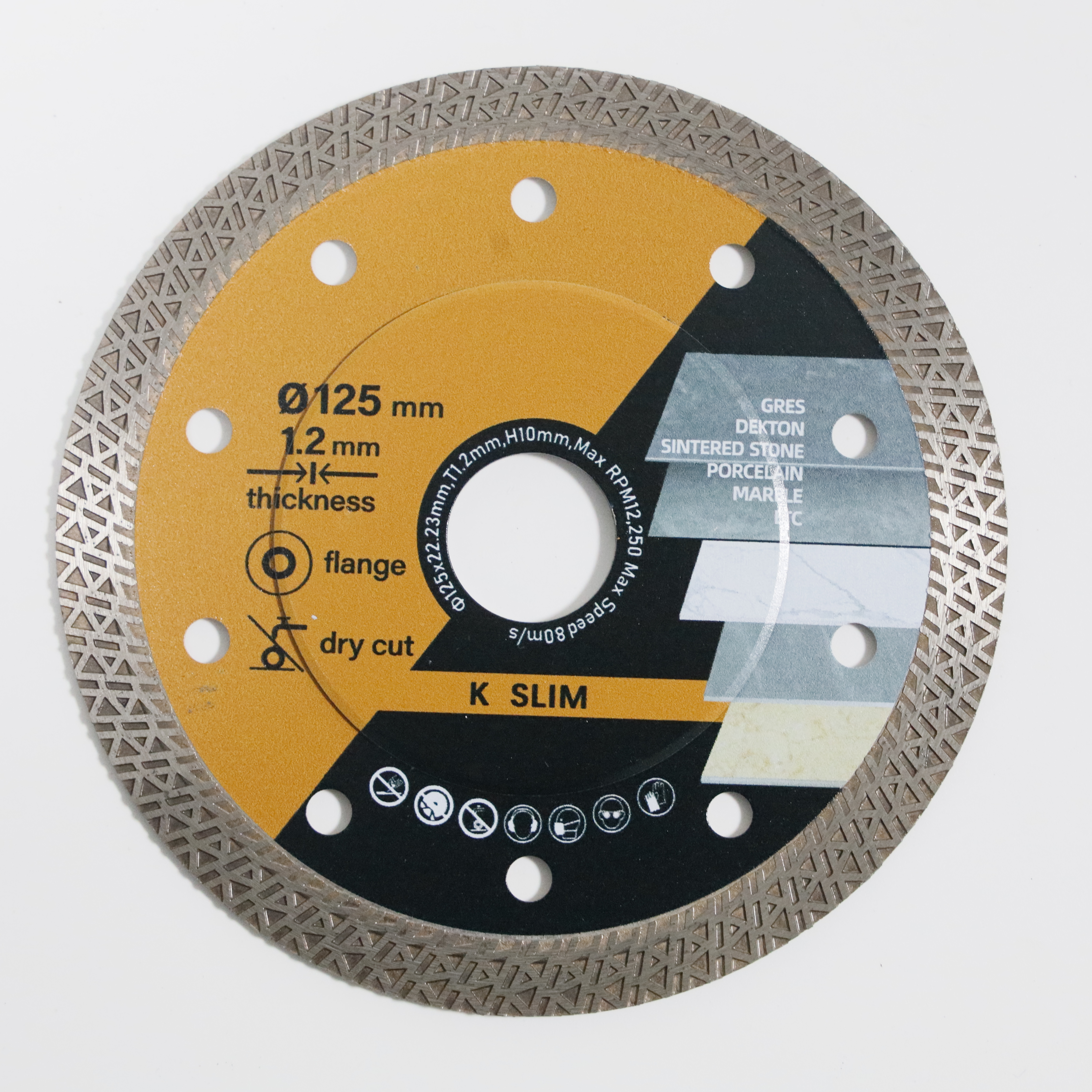 K Slim Dekton Diamond Blade Porcelain Diamond Saw Blade Ceramic Cutting Disc