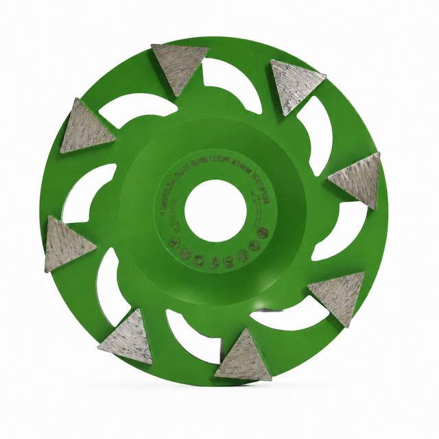 125mm 10 Triangle Segment Diamond Cup Wheel for Aggressive Concrete Grinding