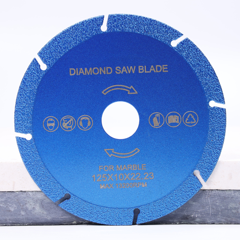 Wholesale Industrial Customizable Sintered Stone Porcelain Glass Jade Cutting Grinding Discs Vacuum Brazed Diamond Saw Blade