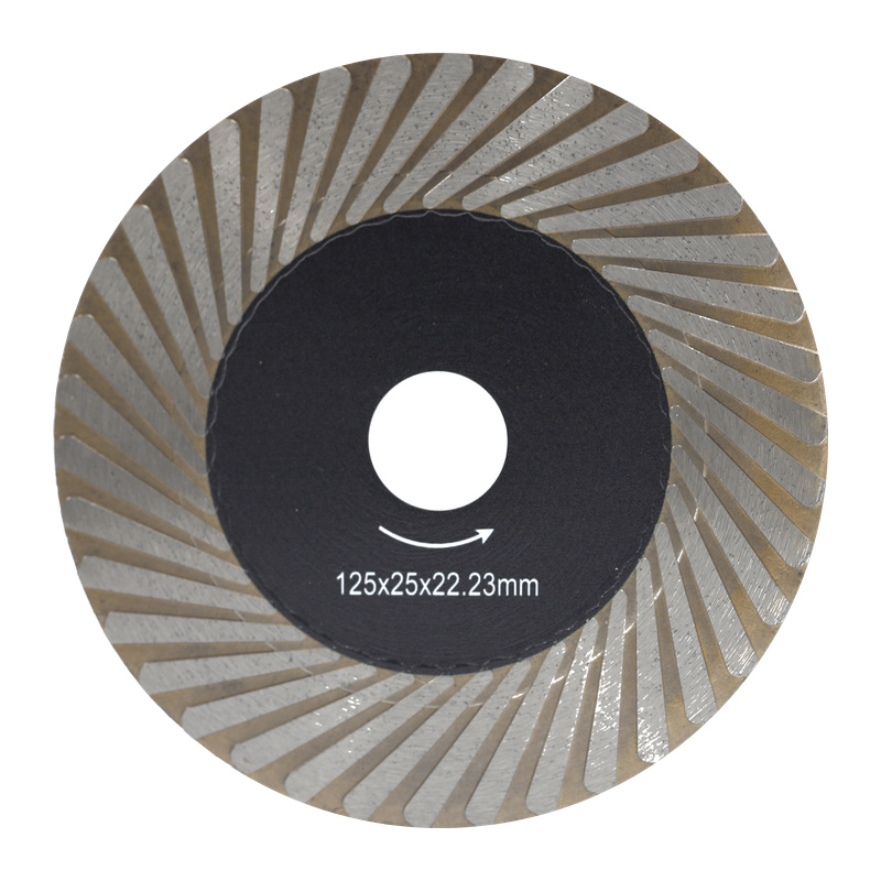 115/125mm Radial Segment Diamond Cut and Grind Blade for Ceramic and Sintered Stone