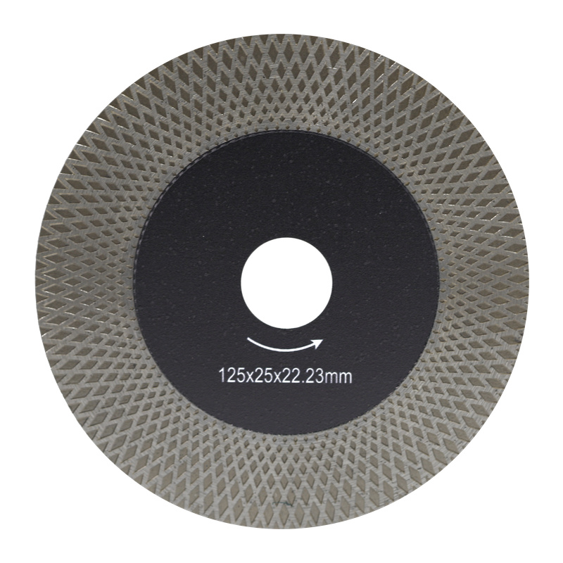 115/125mm Mesh Pattern Diamond Cut and Grind Blade for Ceramic and Sintered Stone