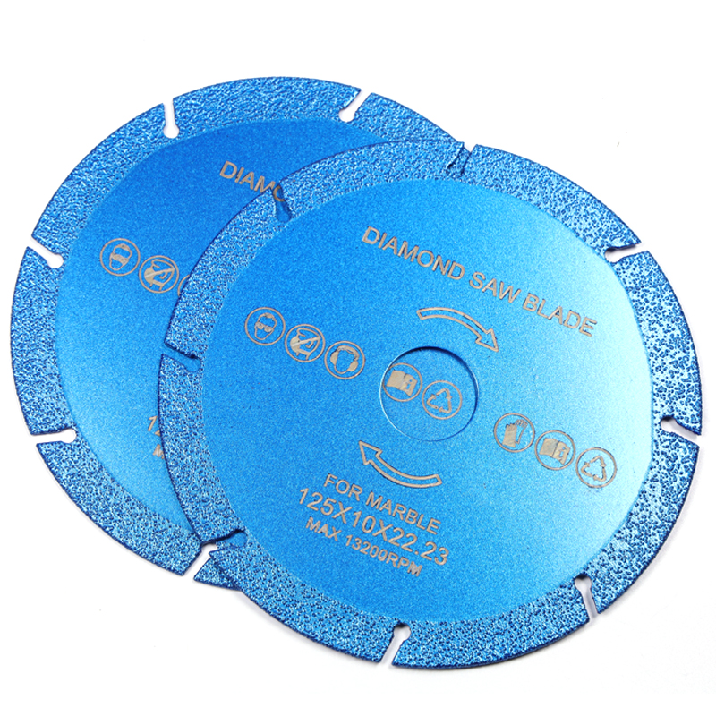 Wholesale Industrial Customizable Sintered Stone Porcelain Glass Jade Cutting Grinding Discs Vacuum Brazed Diamond Saw Blade