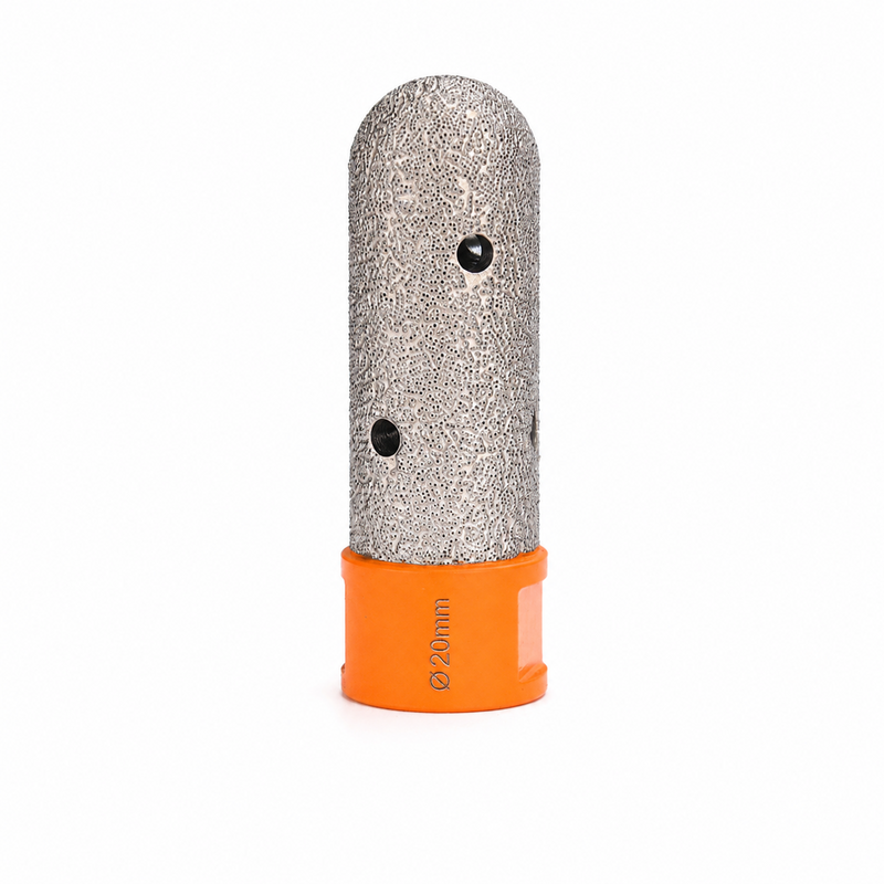 20mm Matrix Turbo Vacuum Brazed Diamond Drill Bit for Porcelain