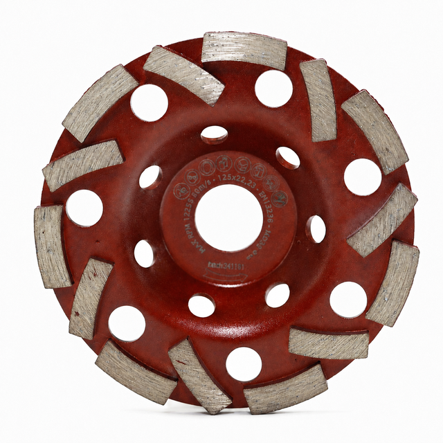 125mm 18-Segment Turbo Diamond Cup Wheel for Concrete Grinding and Leveling