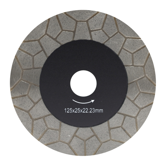 115/125mm Large Hexagon Diamond Cut and Grind Blade for Ceramic and Sintered Stone