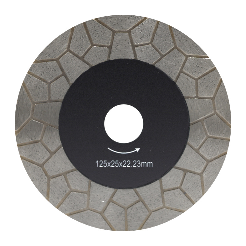 115/125mm Large Hexagon Diamond Cut and Grind Blade for Ceramic and Sintered Stone