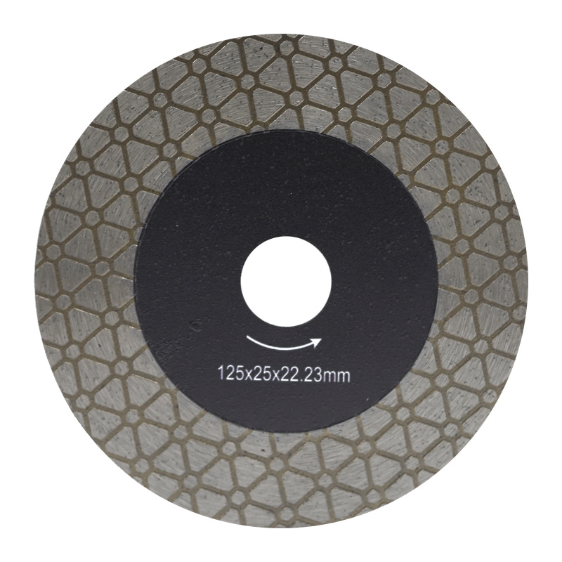 115/125mm Fine Honeycomb Diamond Cut and Grind Blade for Ceramic and Sintered Stone