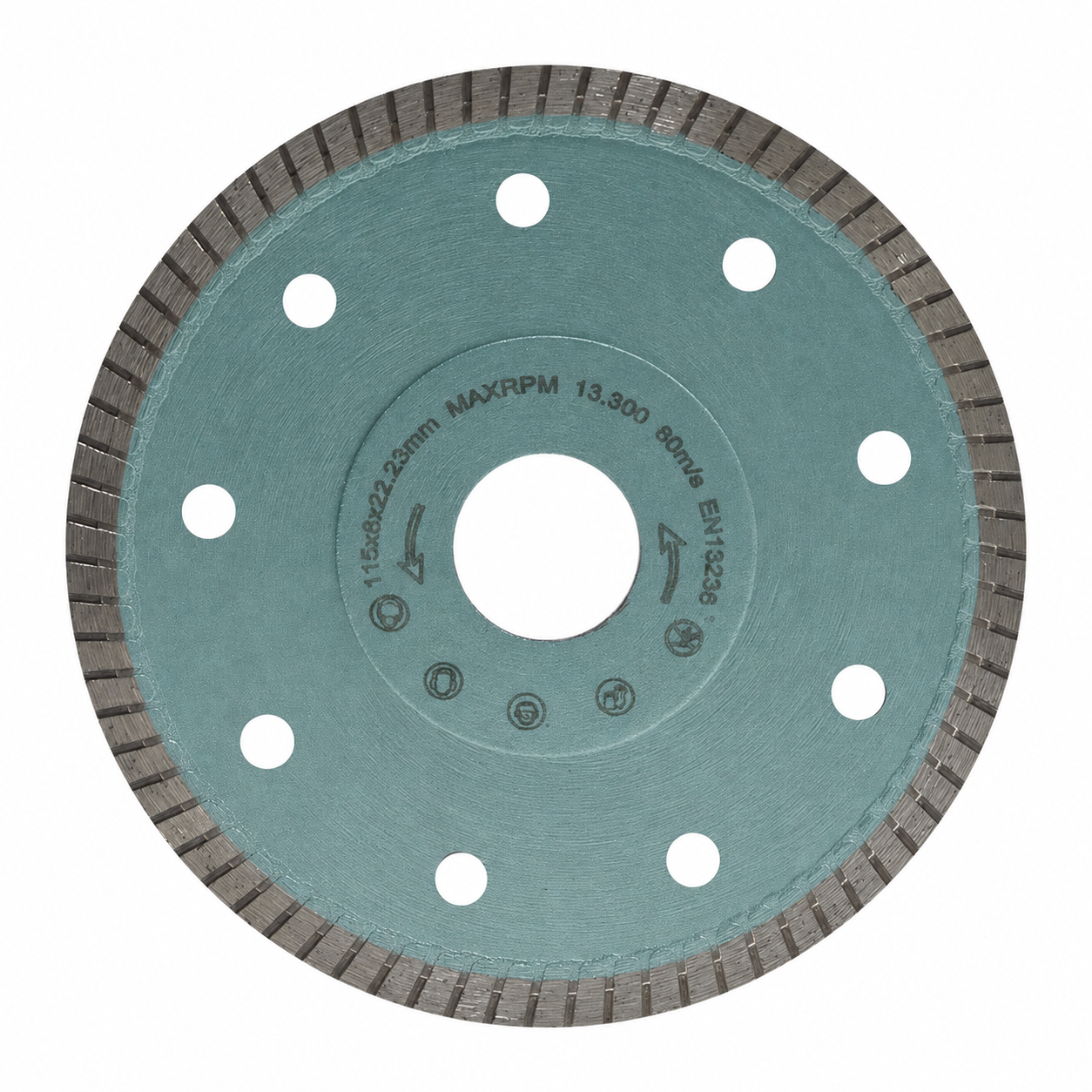 105-230mm Turbo Mesh Diamond Saw Blade for Ceramic and Sintered Stone