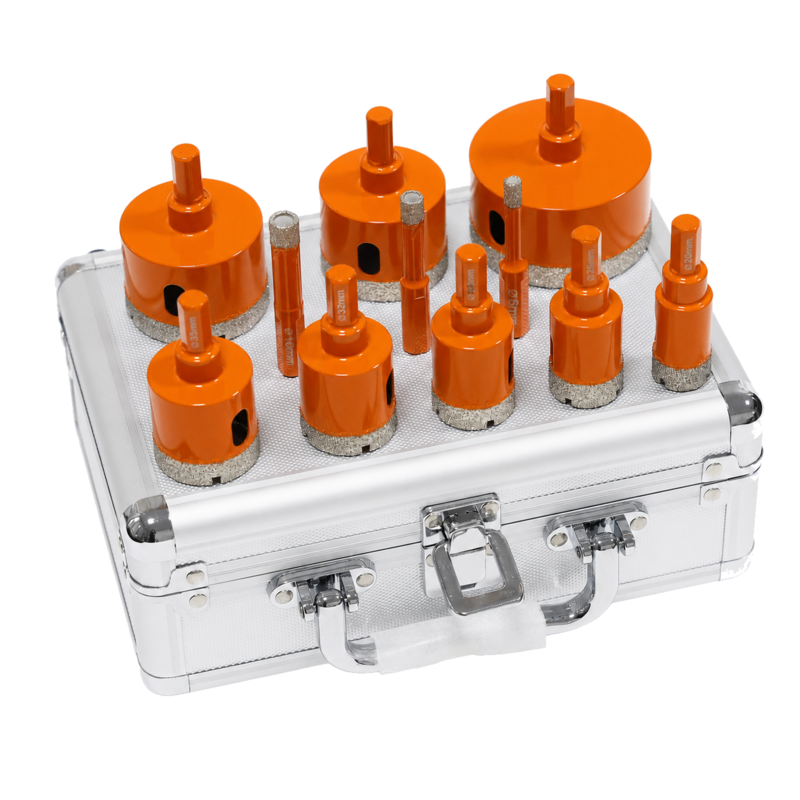 Professional Hex Shank Vacuum Brazed Diamond Hole Saw Set